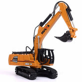 Huina 1:60 Metal Alloy Excavator Diecast Model image 0